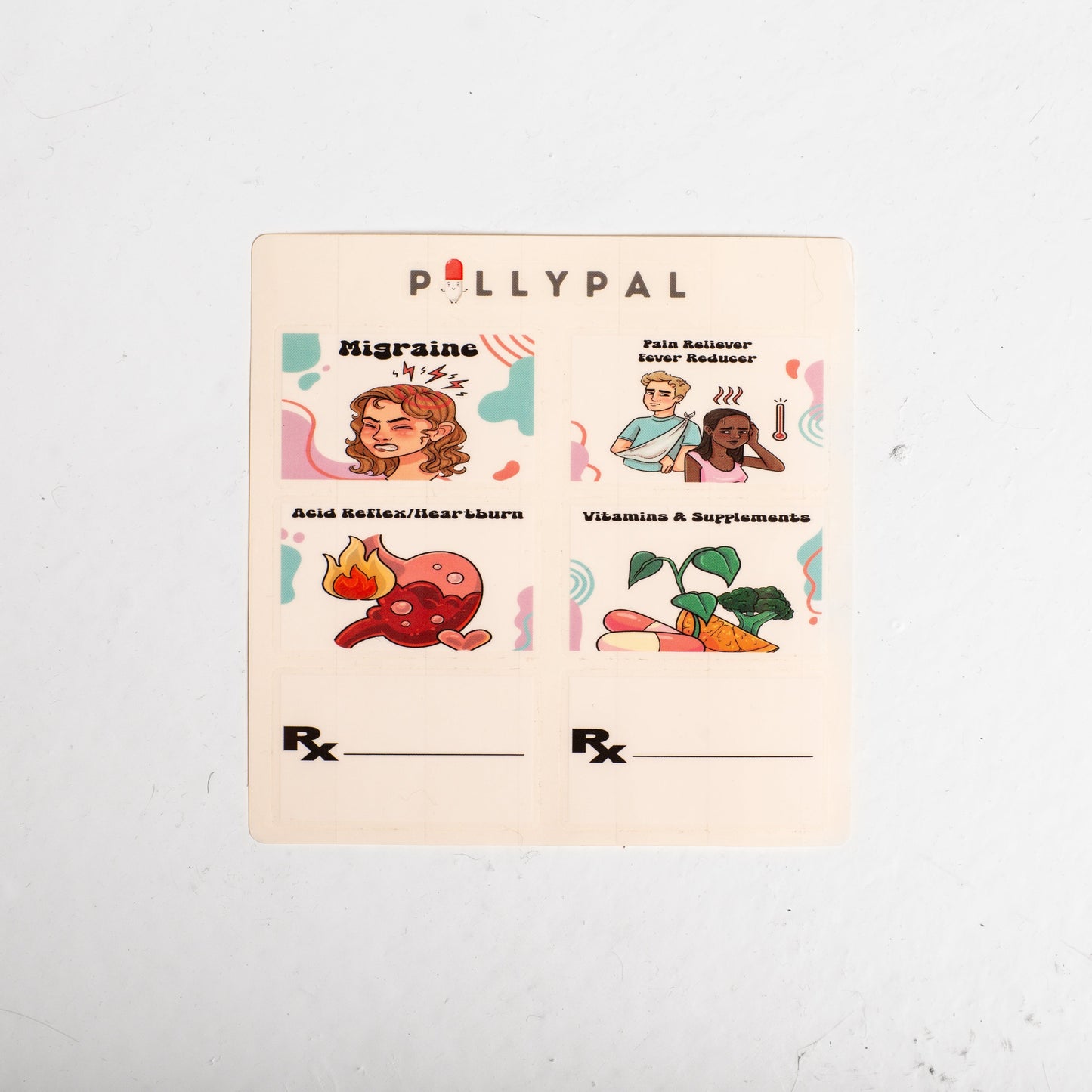 PillyPal V2 Generic Sticker Sheet (L)