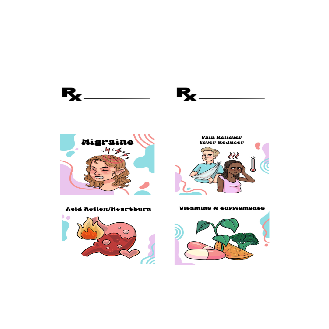 PillyPal V1 Generic Sticker Sheet